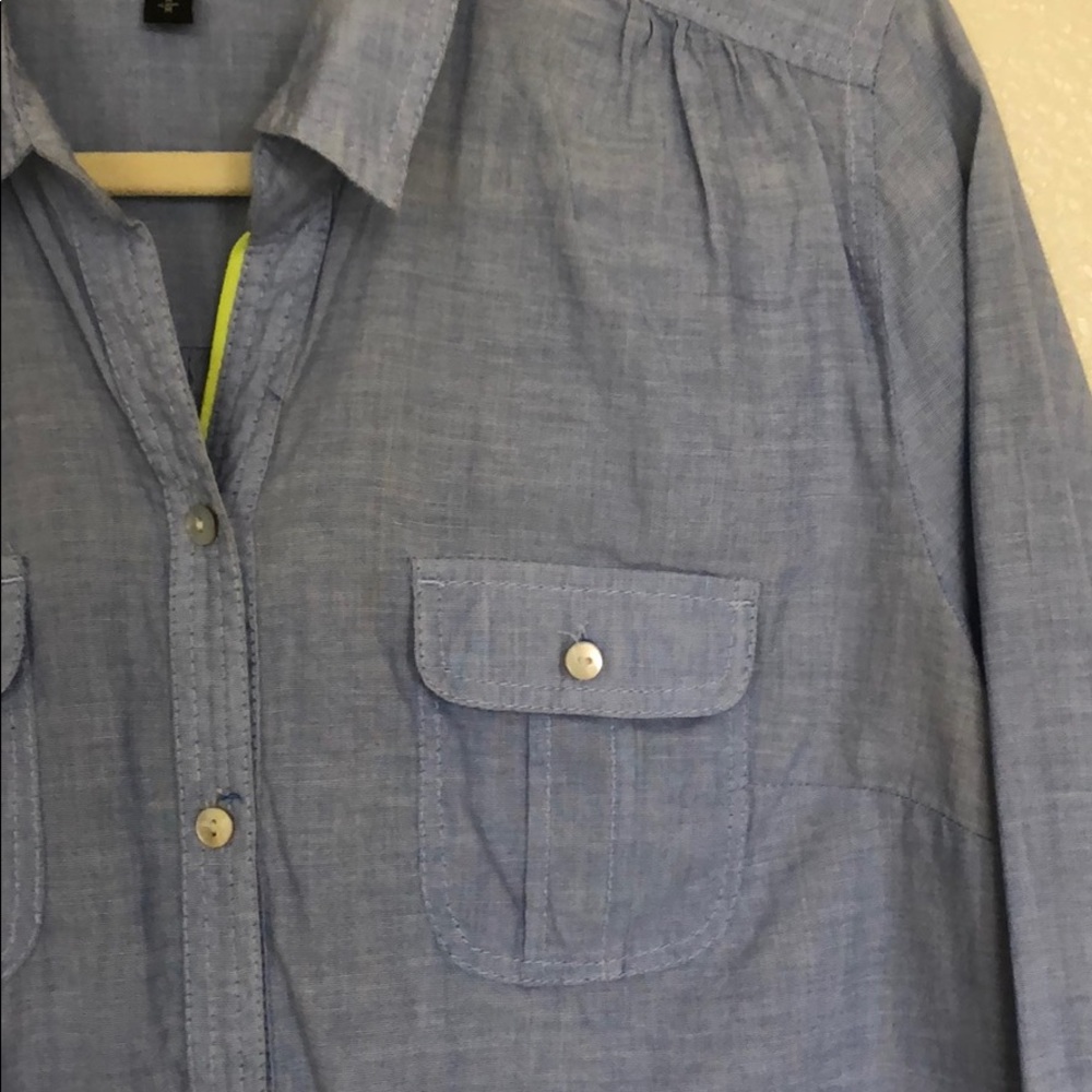 Blue button down - Picture 3 of 4